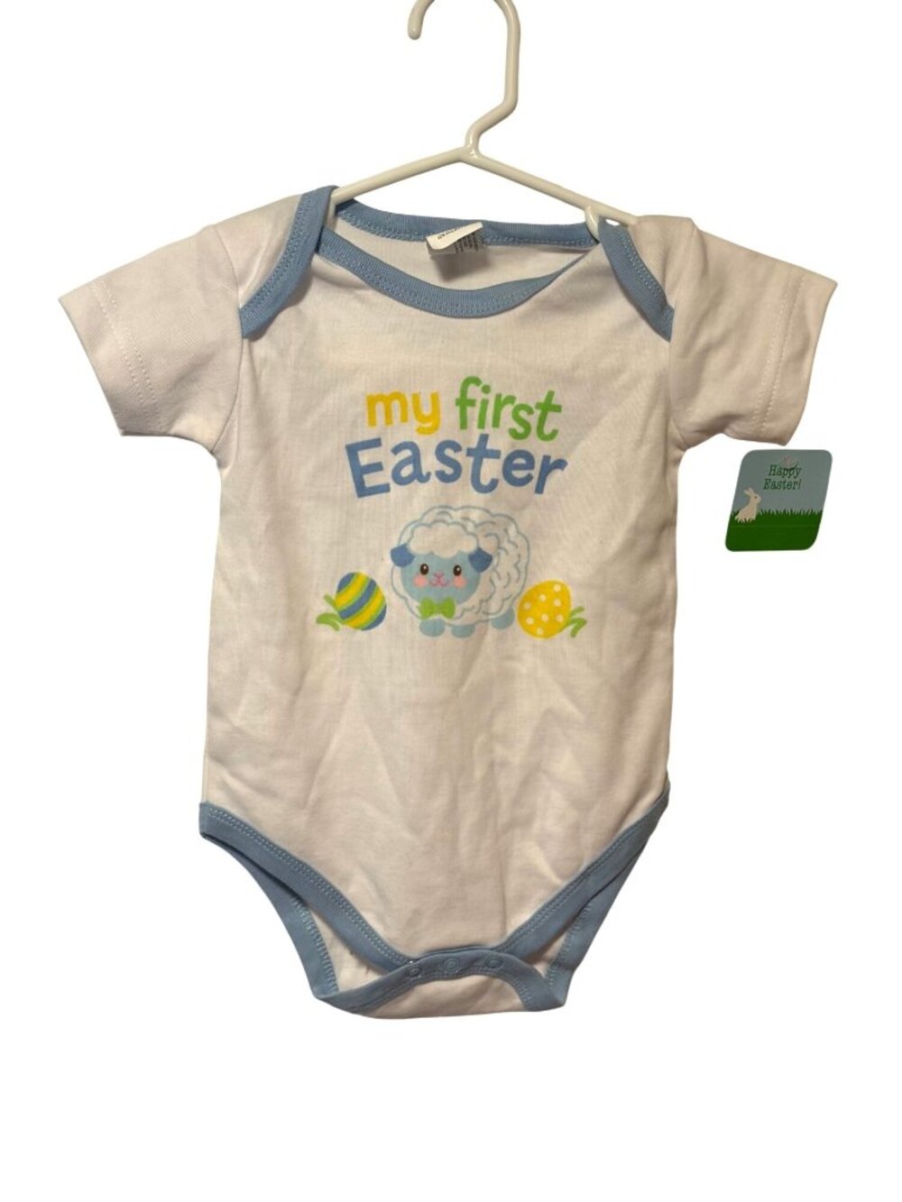 New My First Easter Infant baby 3 6 months 1 piece Bodysuit Tshirt TEE Short sle